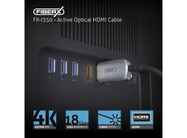 HDMI 4K AOC Hybrid fiberkabel FiberX 15m PureLink FiberX Series
