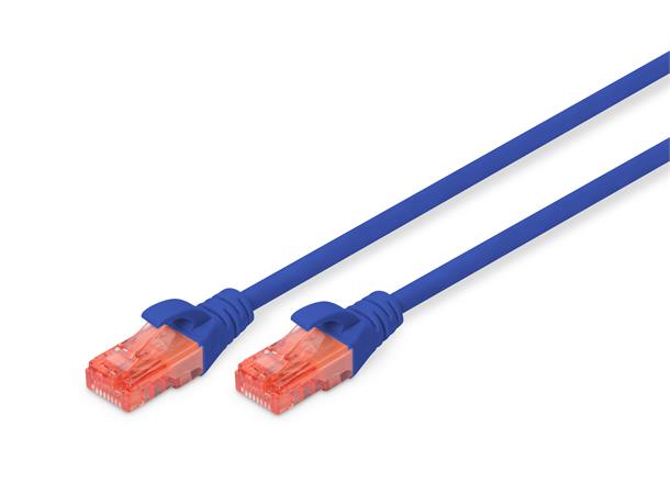 Patch Cat 6 U/UTP Halogenfri Blå 5m