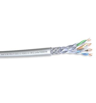 Kat7 S/FTP FRLSZH SHF-1 IEC60332-3-22 IEC60332-3-24 UV Resistant Grå DNV Appr