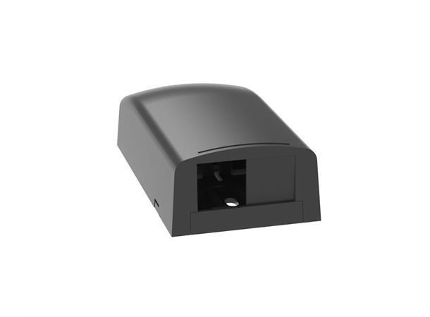 Panduit Uttak Påvegg Sort for 2 Mini-Com moduler 