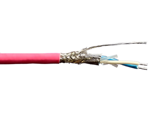 Single Pair Ethernet AWG22 med jordtråd Belden Dca 500mT pink RAL 4003 