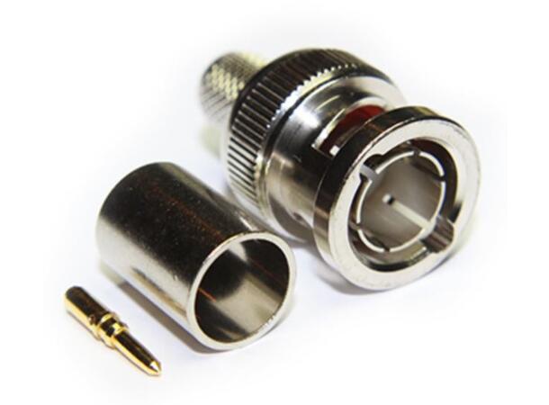 BNC male 3G crimp for Belden 1694A/ANH/F 75 Ohm 