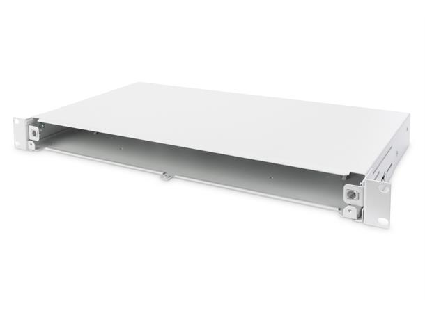 Fiberpanel 1U Digitus tomt grå