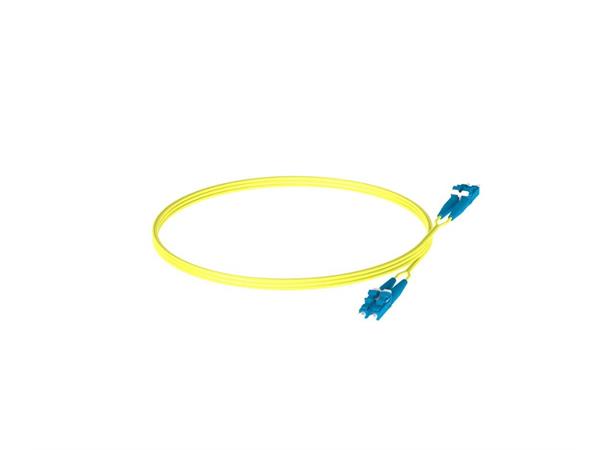 Fiberpatch, OS2, LC Dupl, 2meter Panduit NetKey® 1,6mm