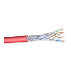 Kat6a S/FTP Funksjonssikker FRLSZH Rød DNV Approved, SHF1, UV Resistant,TUC