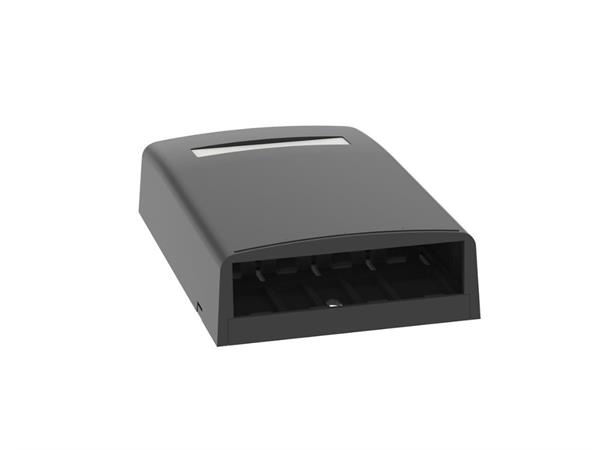 Panduit Uttak Påvegg Sort for 4 Mini-Com moduler 