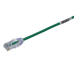 Patch kat6 UTP HF Grønn 20m, AWG28 Panduit miniatyrpatch