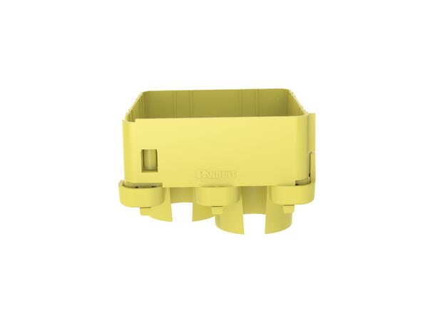 FiberRunner 4x4" 2-Port Spillout, Gul Panduit 