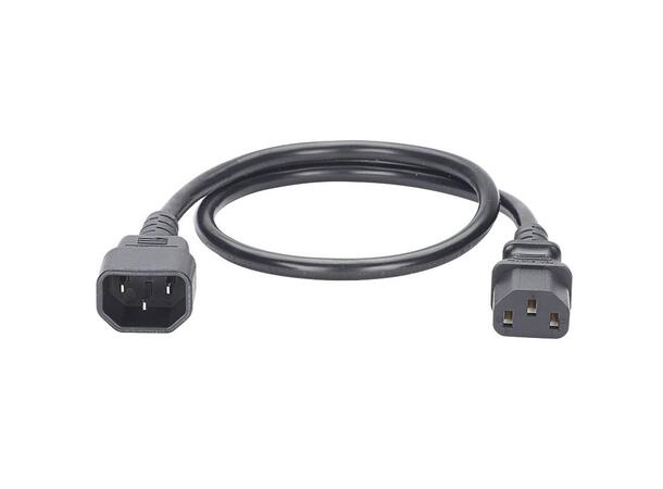 SmartZone  Power Cord 0,6m 10pack, sort Panduit, Non-Locking IEC C14 to IEC C13 