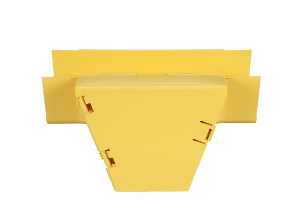 FiberRunner 6x4" Vertikalt nedløp, Gul Panduit Halogenfri 