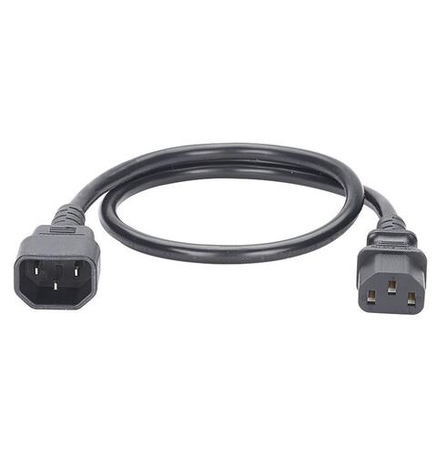 SmartZone  Power Cord 1,2m 10pack, Sort Panduit, Non-Locking IEC C14 to IEC C13