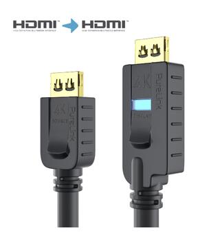 HDMI 2.0 Premium High Speed kabel 15m PureLink  PureInstall aktiv