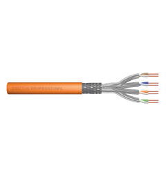 Kat7 kat6a S/FTP 4p HF Orange 500mT Digitus 1200MHz AWG23