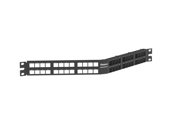 Panel 19" vinkel For 48 stk netkey/keyst Panduit