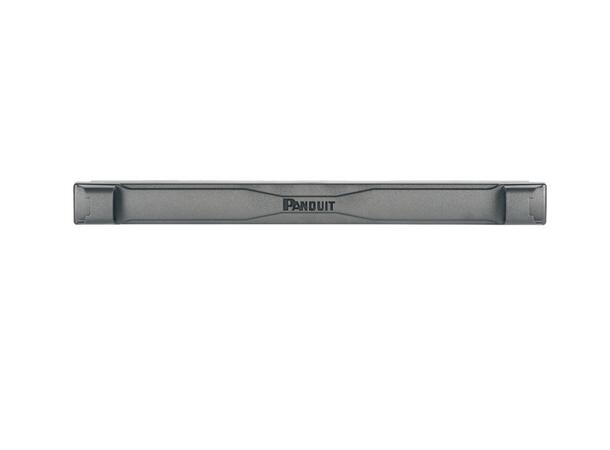 Blindpanel 19",1U, Black Panduit, Square Hole,Tool-Less 