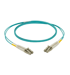 Fiberpatch OM4, LC Dupl, 2m Panduit NetKey® LSZH 2mm, Aqua