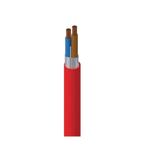 Funksjonssikker 2x2,5mm2  IEC 60331 Belden Ø=9,2mm Rød 500mT