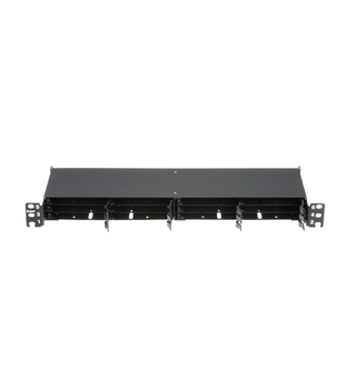 HD Flex 1U fiberpanel for 12x6-port,sort Panduit for inntil 144 fiber