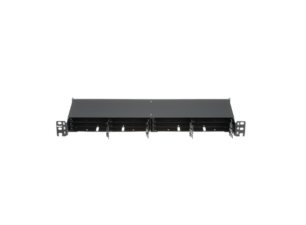 HD Flex 1U fiberpanel for 12x6-port,sort Panduit for inntil 144 fiber 