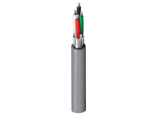 Signalkabel 4leder skjermet, PVC Belden 9534, AWG24, Grå, U305m 
