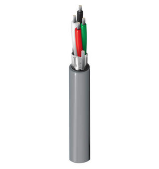 Signalkabel 4leder skjermet, PVC Belden 9534, AWG24, Grå, U305m