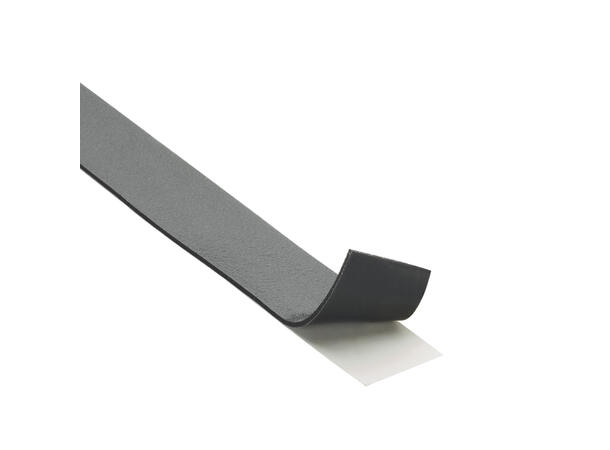 Adhesive-backed foam strips, 1/16" 1.6mm closed-cell vinyl foam, black 