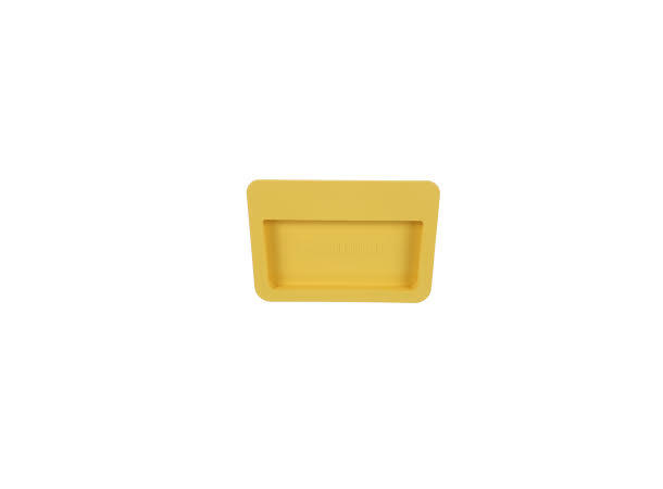 FiberRunner 6x4" Endeavslutning, Gul Panduit 