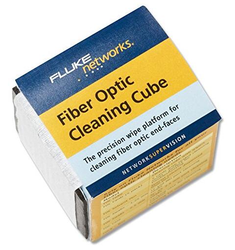 Fiber rensepapir i cube 125 ark  2x2" Fluke Networks