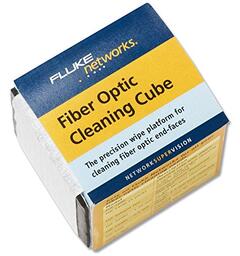 Fiber rensepapir i cube 125 ark  2x2" Fluke Networks