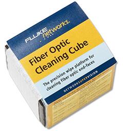 Fiber rensepapir i cube 125 ark  2x2" Fluke Networks
