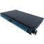 Fiberpanel OS2 inkl 24xLC-D adapter Sort Sort, Glideskinne