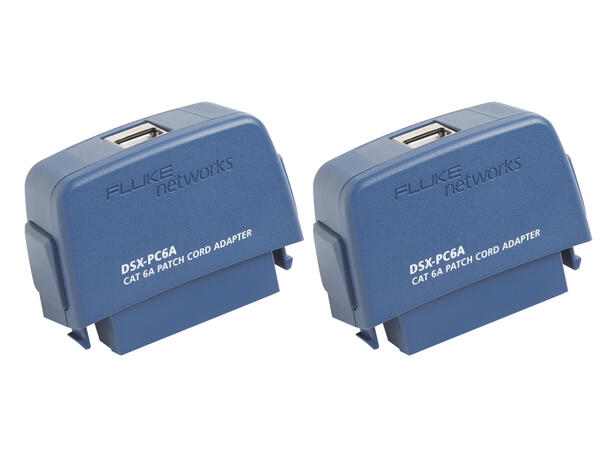 DSX CAT 6A Adapters, sett à 2 stk. With Shielded CAT 6A Patch Cord Jacks