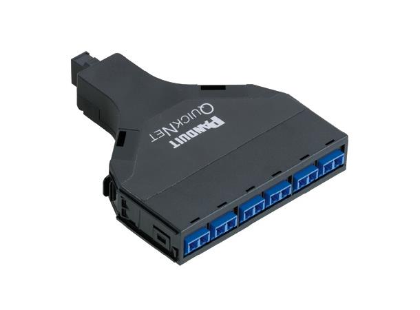 Quicknet SFQ Kassett MPO til 6xLCD OS2 Panduit Opticom Standard method A rett 