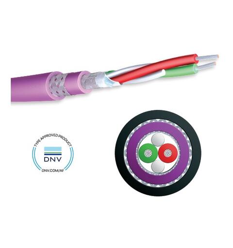 Armada Profibus DP 1x2x22awg IEC60332-3 Cat.A/Cat.C DNV, Armert, SHF2, MUD Res