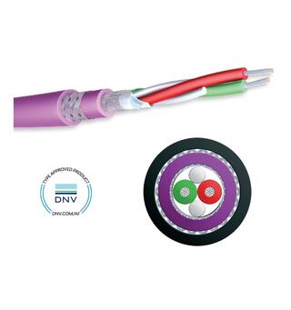 Armada Profibus DP 1x2x22awg IEC60332-3 Cat.A/Cat.C DNV, Armert, SHF2, MUD Res