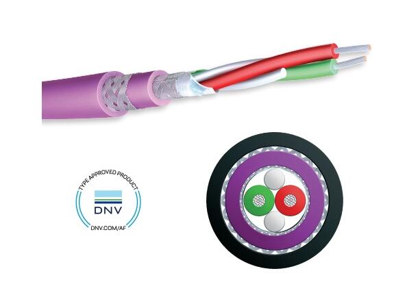 Armada Profibus DP 1x2x22awg IEC60332-3 Cat.A/Cat.C DNV, Armert, SHF2, MUD Res 