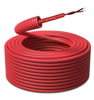 Brann-ogTalevarsling 2x1mm2 100m Coilfix Belden Dca-s2d2a1,16mm, Rød LSZH