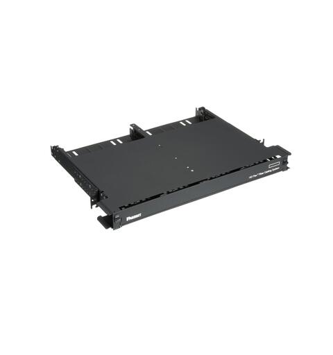 HD Flex 1RU 6 port Enclosure, Sort Panduit for inntil 144 fiber