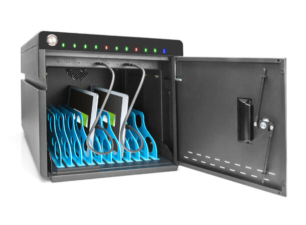 Ladeskap for inntil 10 enheter 14" Tilkobling med USB-C