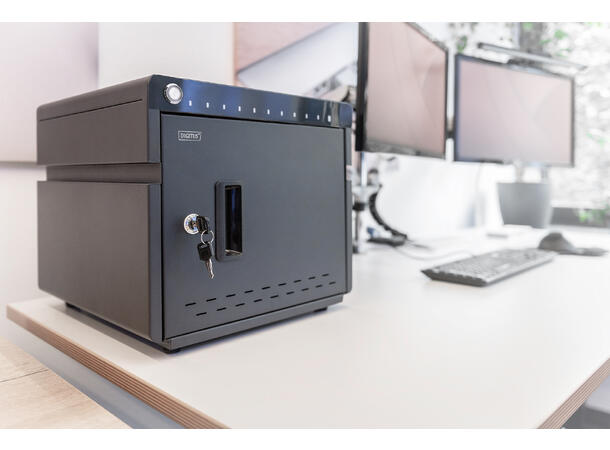 Ladeskap for inntil 10 enheter 14" Tilkobling med USB-C