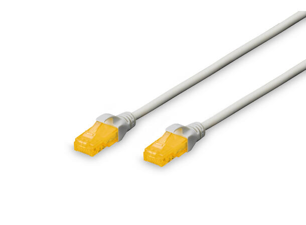 Patch Cat 6a U/UTP Halogenfri grå 5m