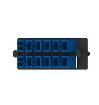 Adapterplate med 12xSC-D OS1/OS2  Blå Panduit