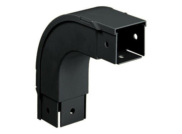 FiberRunner 2x2" Yttervinkel 90°, Sort Panduit 