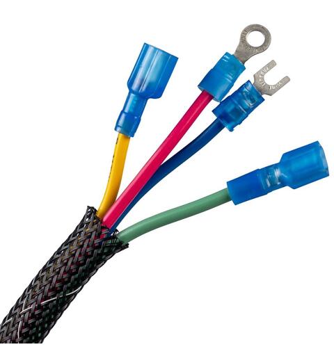 Fleksibel strømpe 19,1mm rull à 152,4m Panduit, Sort, PET