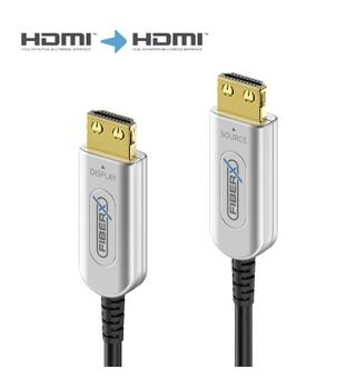 HDMI 4K AOC Hybrid fiberkabel FiberX 20m PueLink FiberX Series