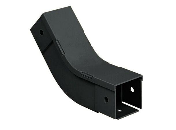 FiberRunner 2x2" Innervinkel 45°, Sort Panduit 