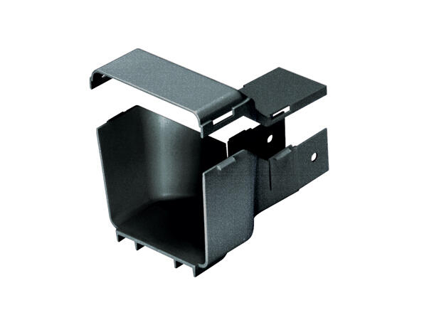 FiberRunner 4x4" til 2x2" Redusering Panduit, Sort 