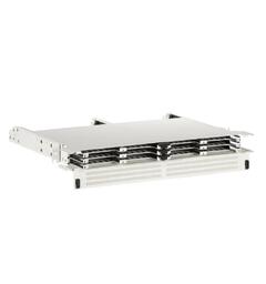 HD Flex 1 RU 6 port Enclosure, White Panduit for inntil 144 fiber
