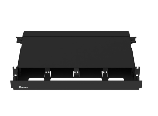 Opticom Rack Mount Enclosure Sort, 1 RU, 4 porter, Panduit 