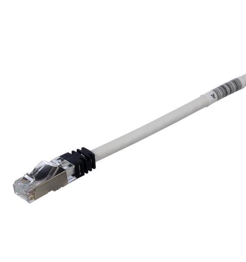 Patch kat6a 10gig S/FTP HF Grå 0.2m Panduit